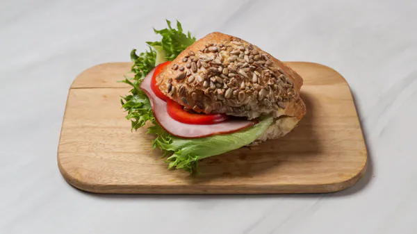 Cheese and ham roll